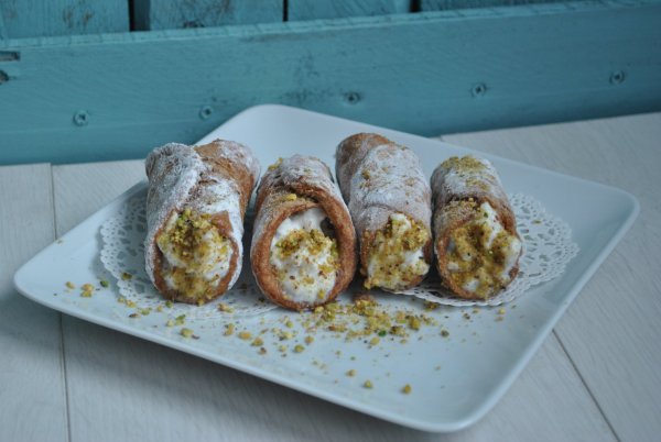cannoli pisztáciával