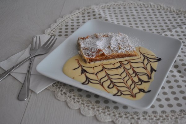 almás rétes vanília sodóval