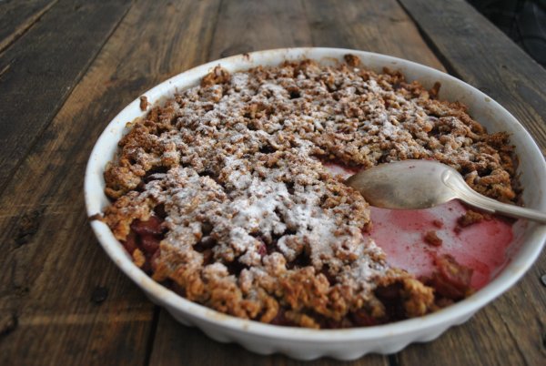 cseresznyés crumble