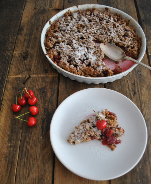 cseresznyés crumble